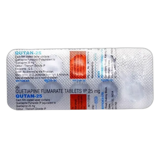 qutan 25mg tablet 10's
